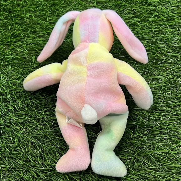 Ty Beanie Babies Hippie the Tie Dye Bunny Plush - Picture 3 of 5